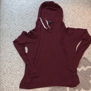 Maroon Loose Fitting Brandy Melville Sweatshirt